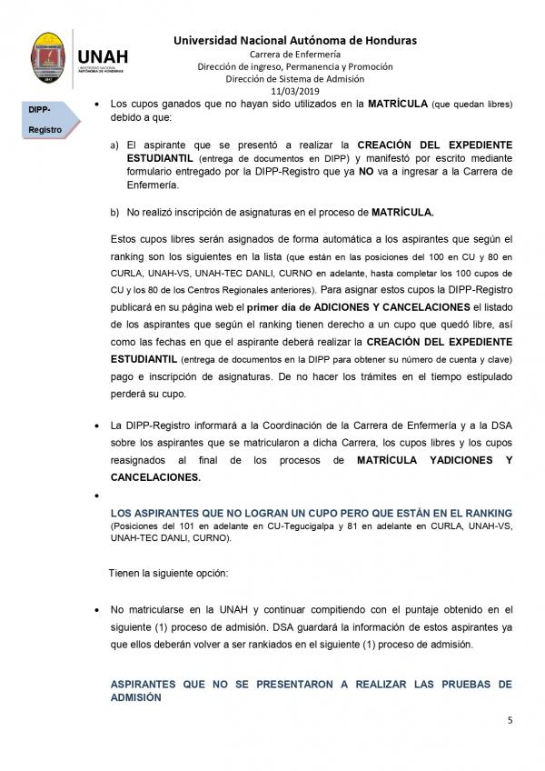 5. PROCEDIMIENTO NO GRADUADOS DE OTRAS UNIVERSIDADES Feb. 2019 page 0005